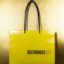 Selfridges large yellow paper - large,