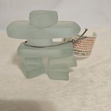 Inukshuk Frosted Glass Statue