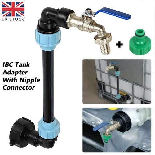 Ibc tank outlet tap - outlet, rain