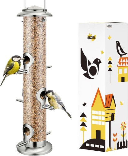 Iborn metal bird feeder port - feeder,