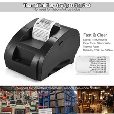 POS-5890K 58mm USB Printer Receipt Bill Ticket POS Cash Drawer Restaurant Retail