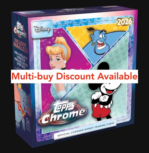 Topps chrome disney 2026 - disney,