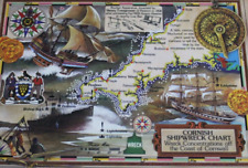 Vintage England UK Map Maps