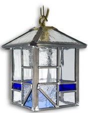 LEADED LANTERN HANGING PENDANT