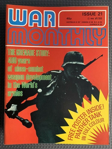 War monthly magazine 1975 - monthly,