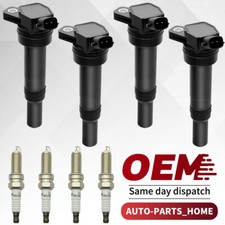 ✅4 OEM Ignition Coil +Spark