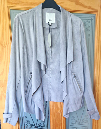 River island grey suedette - river,