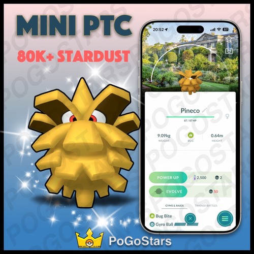 Pokémon ptc shiny pineco - ptc,