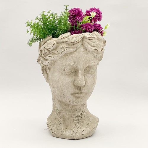 Roman ladies head statue - ladies,