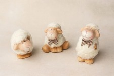 Set of 3 Sheep Ornaments