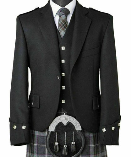 Black argyle jacket - black,