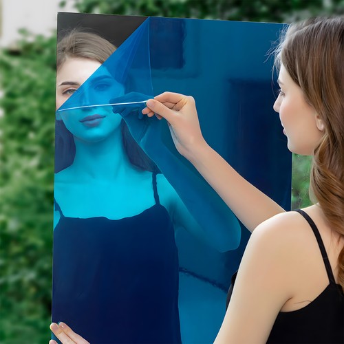 Large mirror wall sticker - 2m,
