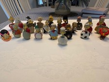 24 eggbert collectables,mostly sportspeople.