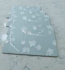 Laura Ashley Vintage Cork Backed Wipe Clean Placemats x 4 - Preowned VGC