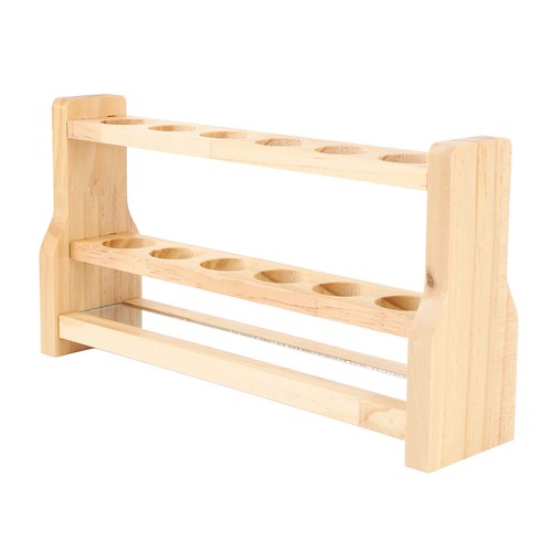 Wooden test tube rack - wooden,
