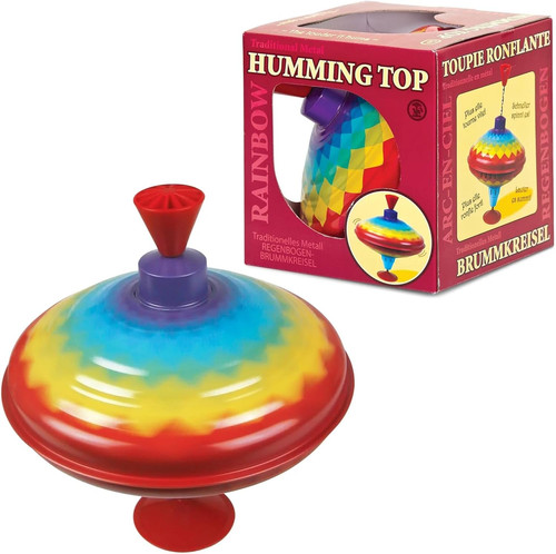 Rainbow humming top - rainbow,
