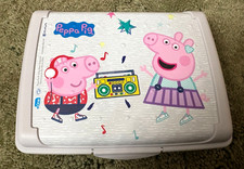 New Unused PEPPA PIG Cute SANDWICH LUNCH SNACK Storage TRINKET Mini CLICK BOX