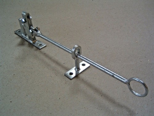 Equestrian gate latch horse