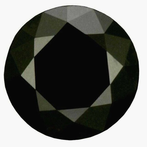 4mm natural black diamond - black,