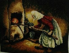 WOMAN BAKING BREAD-SAVA