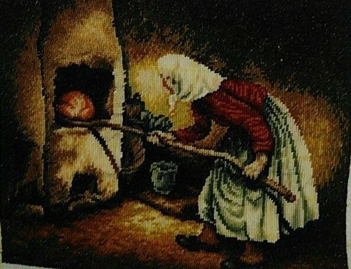 Woman baking bread sava - woman, bread-sava