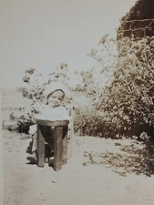 c.1910's Garden Baby Noshing