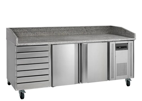 New pizza prep granite top - new,