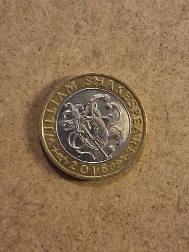 2016 william shakespeare 2 - shakespeare, £2