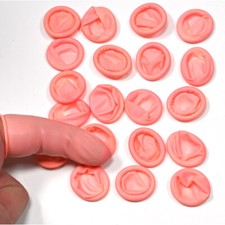 Latex Finger Caps Handling