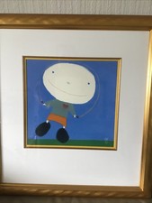MACKENZIE THORPE ORIGINAL PASTEL 1999  SIGNED FRAMED 
