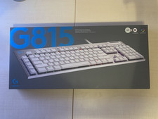 Logitech G815 RGB Mechanical Gaming Keyboard White/Silver UK Tactile