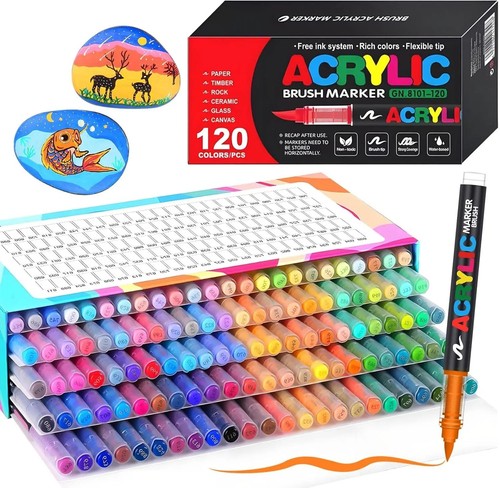 120 colors acrylic paint - 120,