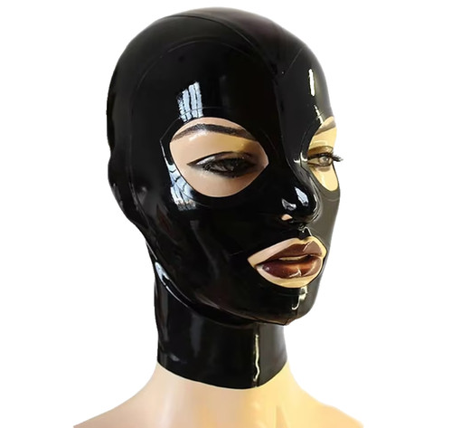 Unisex black latex rubber - unisex,