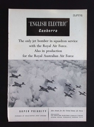 Original 1953 advert english - original,