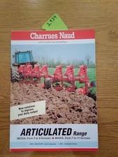 Charrues Naud 5 & 8 Furrow Plough Sales Brochure