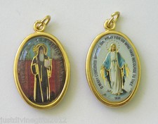 Gold Finish 2 Sided Enamel