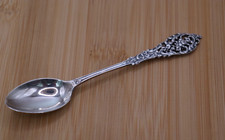 Antique 1913 sterling silver William Comyns & Sons London ornate spoon