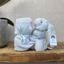 Jellycat Bashful Blue Bunny Soother - Baby Soother In Blue Retired New with Tags