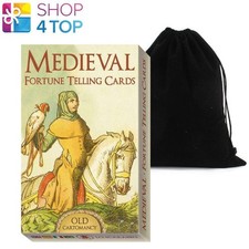 MEDIEVAL FORTUNE TELLING CARDS LO SCARABEO OLD CARTOMANCY PLAYING CARDS BAG NEW