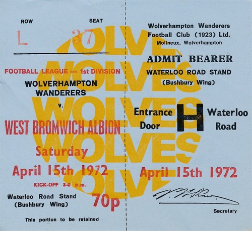 Ticket wolves west brom - v,