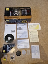 Nikon D60 18-55 VR SLR Camera Kit Box. NO CAMERA NO CHARGER