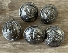 Vintage Police Buttons 7pcs 
