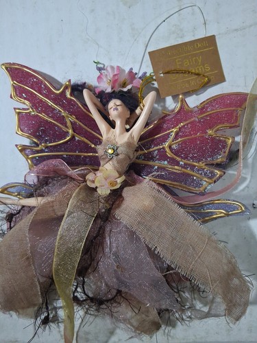 Vtg xmas ornament angel fairy - xmas,