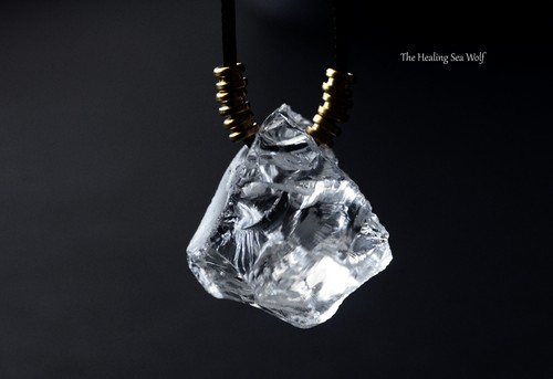 Rare azeztulite necklace - rare,