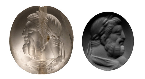 Roman rock chrystal intaglio - ,