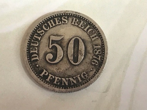 German pfennig coin 1876 - pfennig,