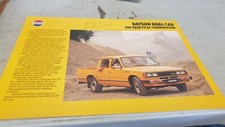 Jun 1980  DATSUN 720 DUAL CAB UTE Australian Sales Leaflet 