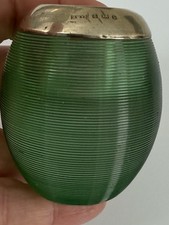 Rare edwardian green glass - green, &