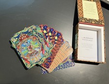 Buddhist Prayer Deck Cards Spiritual- incomplete -  only 46 card Instead of 52