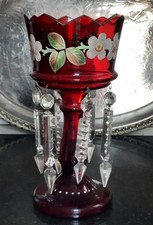 Pretty antique ruby red with - pretty,